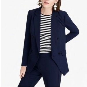 NWT J. Crew 365 Navy Double Breasted Blazer 2